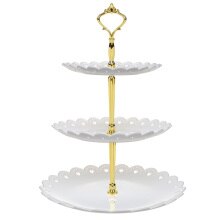 Wedding Cake Stand 3Layer Birthday Cupcake Dessert Fruits Plate Kitchen