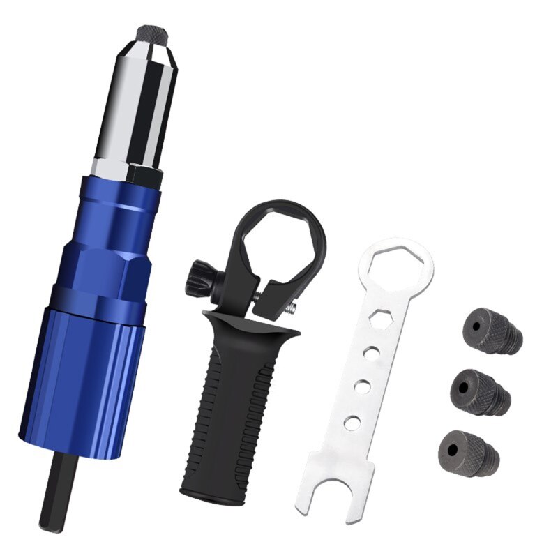 Proster Pneumatic Hydraulic Riveter 3/32, 1/8, 5/32, 3/16 and 1/4 Capacity 500PCS Rivet 1/4 360 Degree Rotary Joint