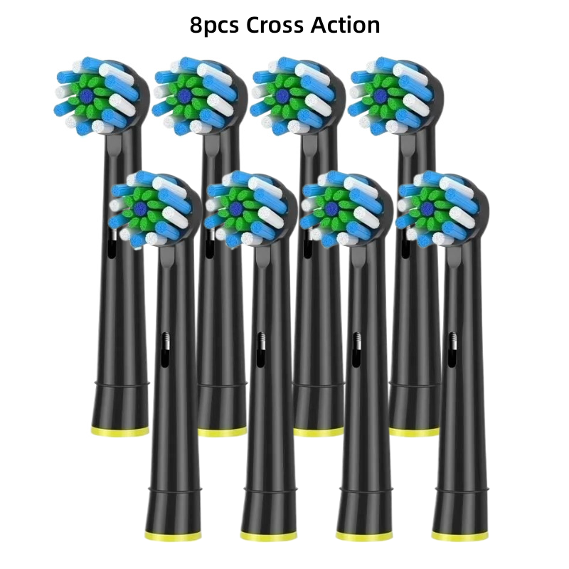Black EB50 Brush Heads Cross Action 16 Degree Angle Spare Dental Nozzles for Oral B Electric Toothbrush D12/D16/DB4010/DB4510: Orange