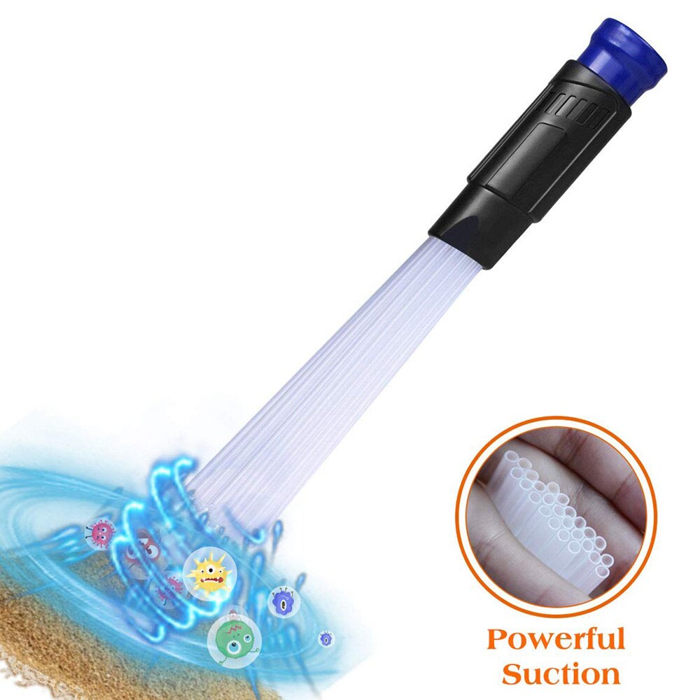 Dust Dirt Remover Universal Vacuum Cleaner Attachment Interface Tool for Air Vents Keyboards Drawers Plants Dust Cleaning: Default Title