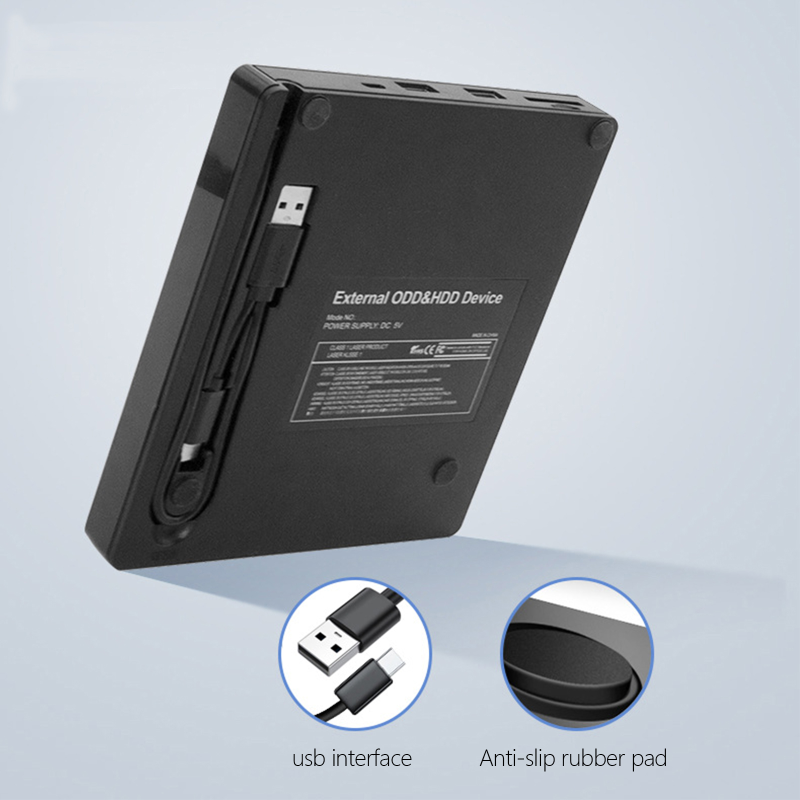 USB 3.0 DVD Drive CD Burner Drive-free High-speed Read-write Recorder External DVD-RW Player Writer Reader With USB/SD/TF Slot