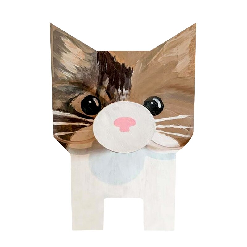 Wooden Animal Glasses Holder Handmade Eye Sunglasses Display Stand Tabletop Decoration for Office Desk Home Decors