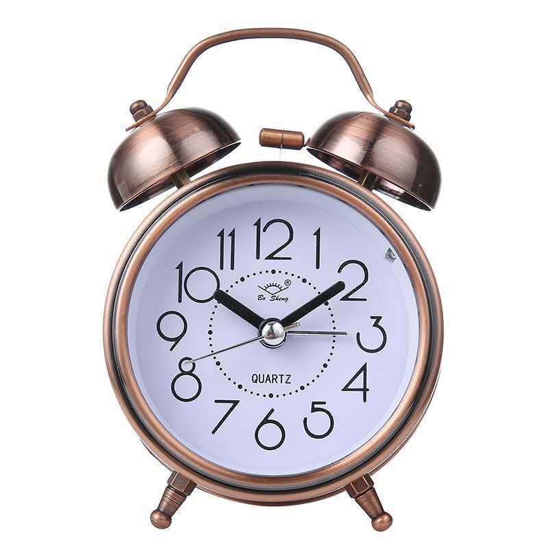 Living Room Art Deco Wall Clock Retro Single-Sided Battery-Powered Retro Garden Art Digital Clock Wall Clock: Alarm clock