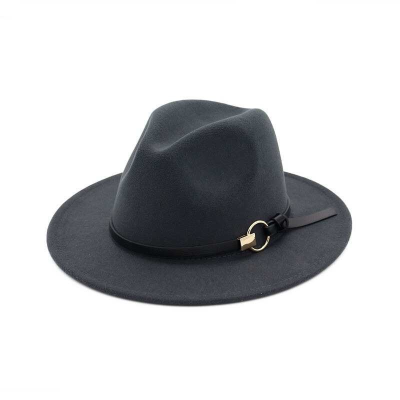 Chapeau large Vintage pour hommes et femmes, avec boucle de ceinture, chapeaux d'extérieur réglables, chapeau de paille respirant et léger pour femmes,