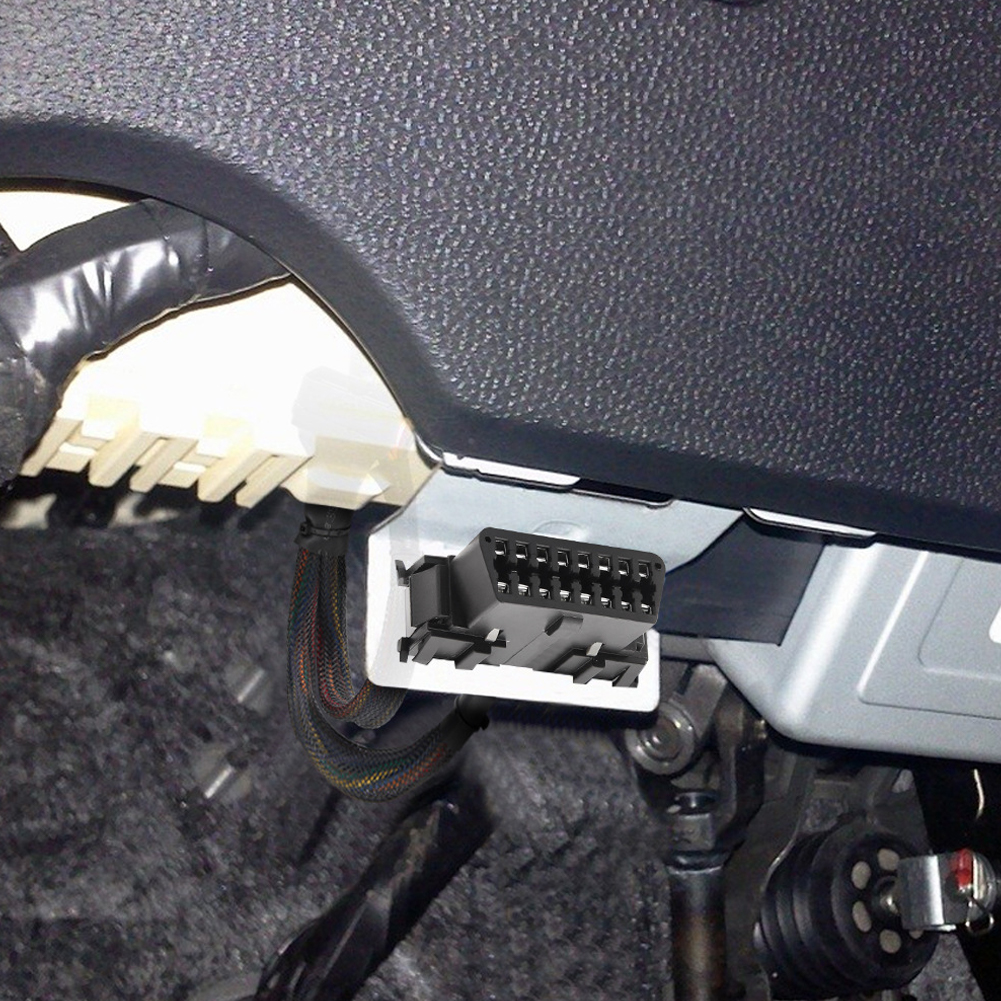 1 IN 2 Converted OBD2 Adapter OBD2 Male To Female Extension Cable Available To Connected 1 IN 2 Converted OBD2 Extender Adapter