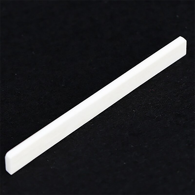 Chevalet de guitare en os pour guitare classique acoustique, mandoline, banjo, ukulélé, 80 x 3 x 10mm