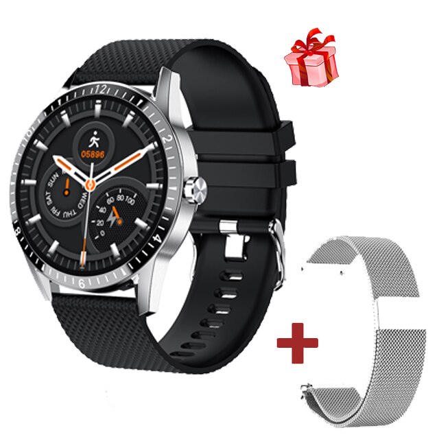 Y20 Smart Watch Bluetooth Call Sports Fitness Heart Rate Blood Pressure Men Waterproof Music Watch Women Wristband PK Y10 X6: SV Add Silver Steel