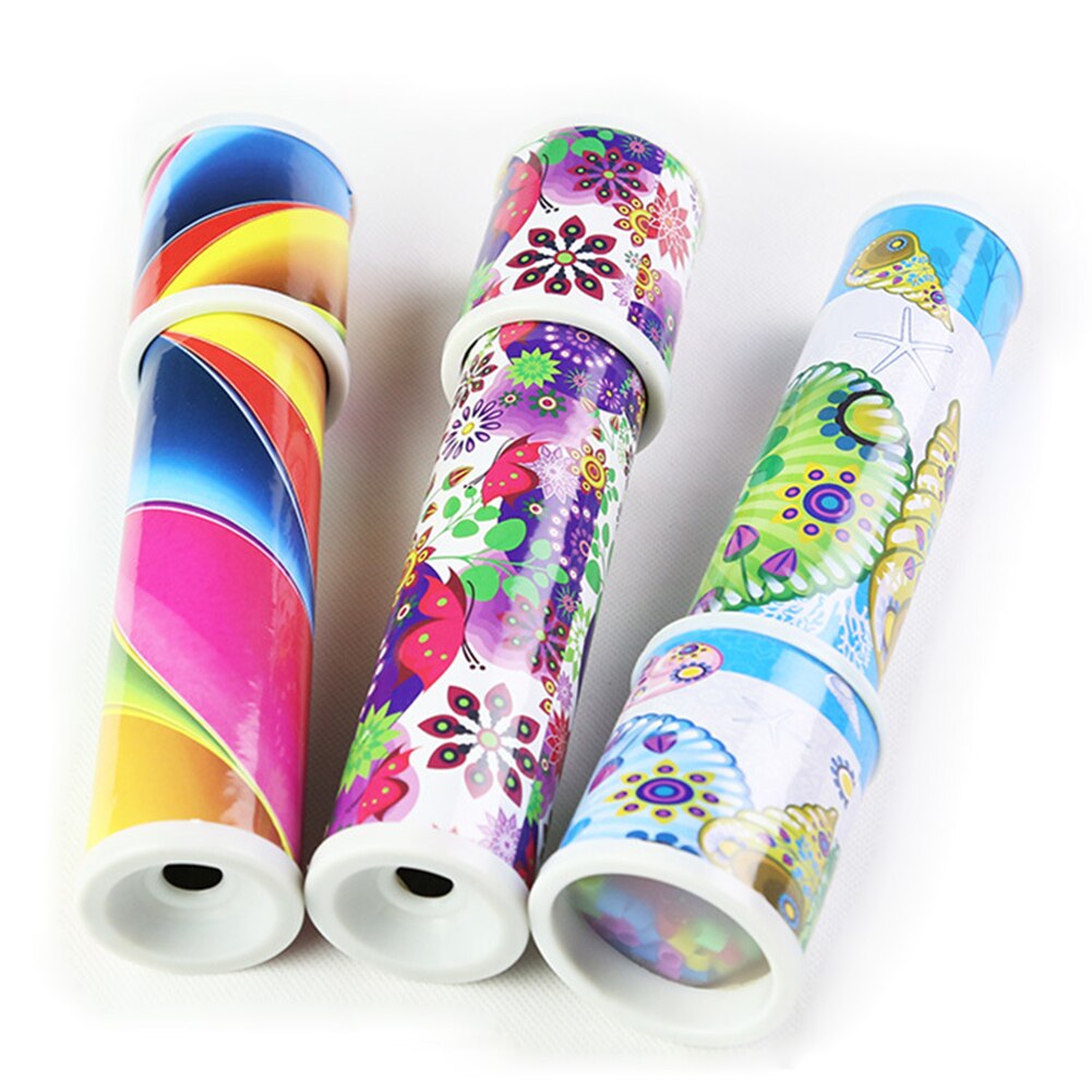 1Pc freundlicher Rotierenden Kaleidoscopes erfüllen sterben Baby neugier Farbige Quaddel Wissenschaft Experiment Pädagogisches Spielzeug gute geburtstag