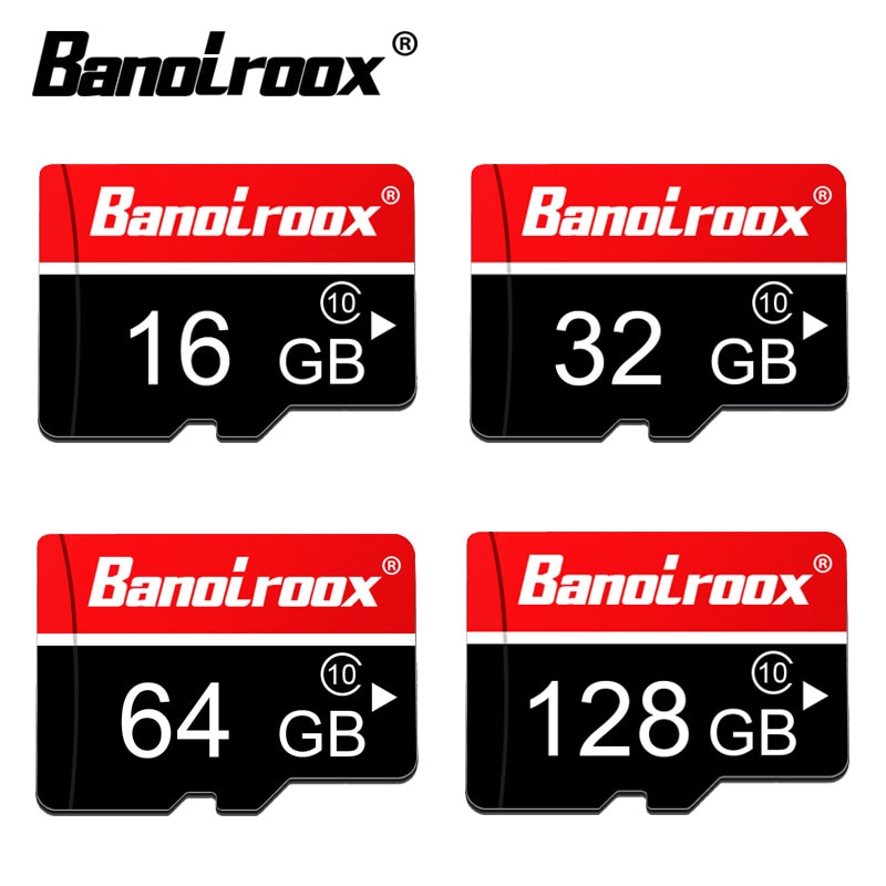 Banolroox-tarjeta de memoria Micro SD para móvil, 8GB/16GB/32GB/64GB/128GB, Clase 10, tarjeta Micro SD para teléfono inteligente Samsung, tarjetas flash tf
