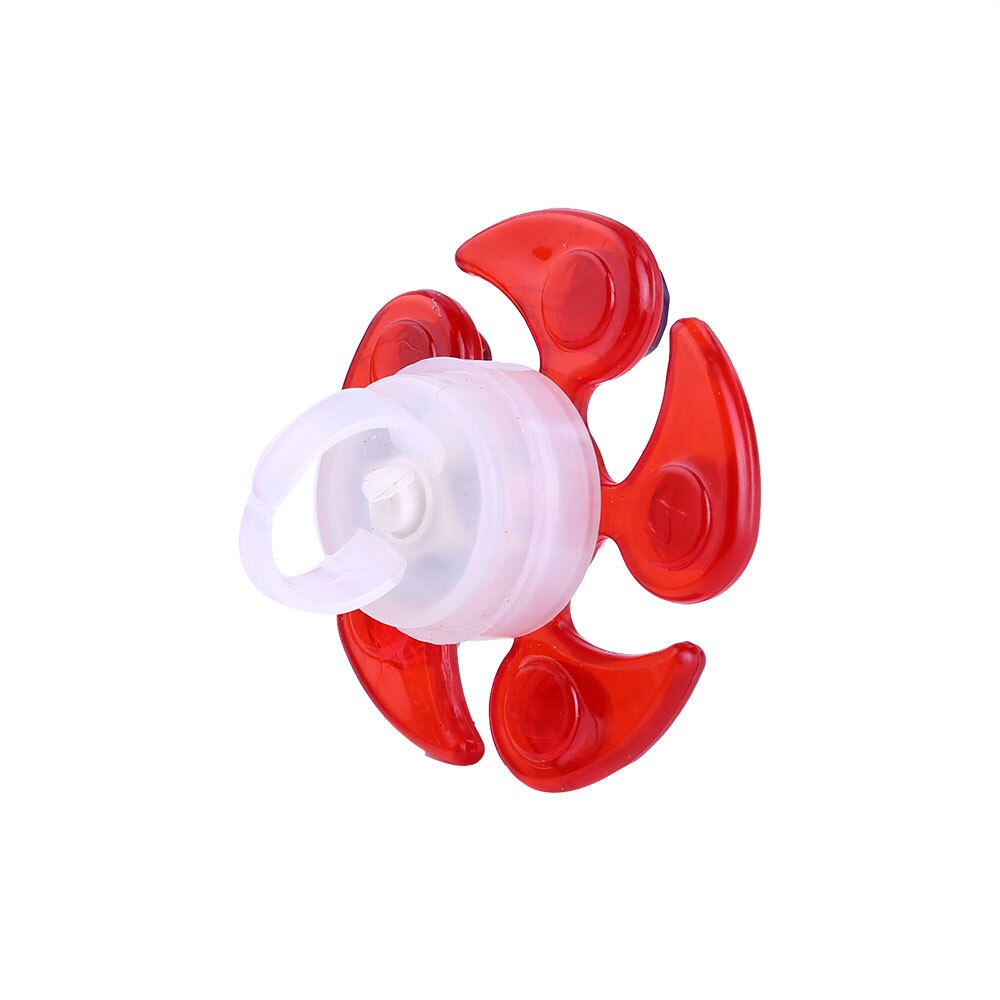 Early Education Toys Learning Toys For Children Children's Luminous Ring Manual Rotating Soft Plastic Flash Gyro Ring NewW930(5)