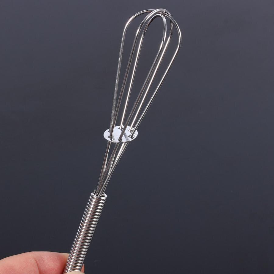 Kitchen Baking Accessories 5 Inch Stainless Steel Whisk Set Balloon Wire Whisk Egg Frother Milk Beater Mixer Kitchen Gadget
