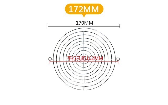 Cooling Fan Guard Metal Grill Computer Cover Fan Grill 30mm 40mm 50mm 60mm 70mm 80mm 90mm 120mm 135mm 140mm 170mm 200mm: SKY BLUE