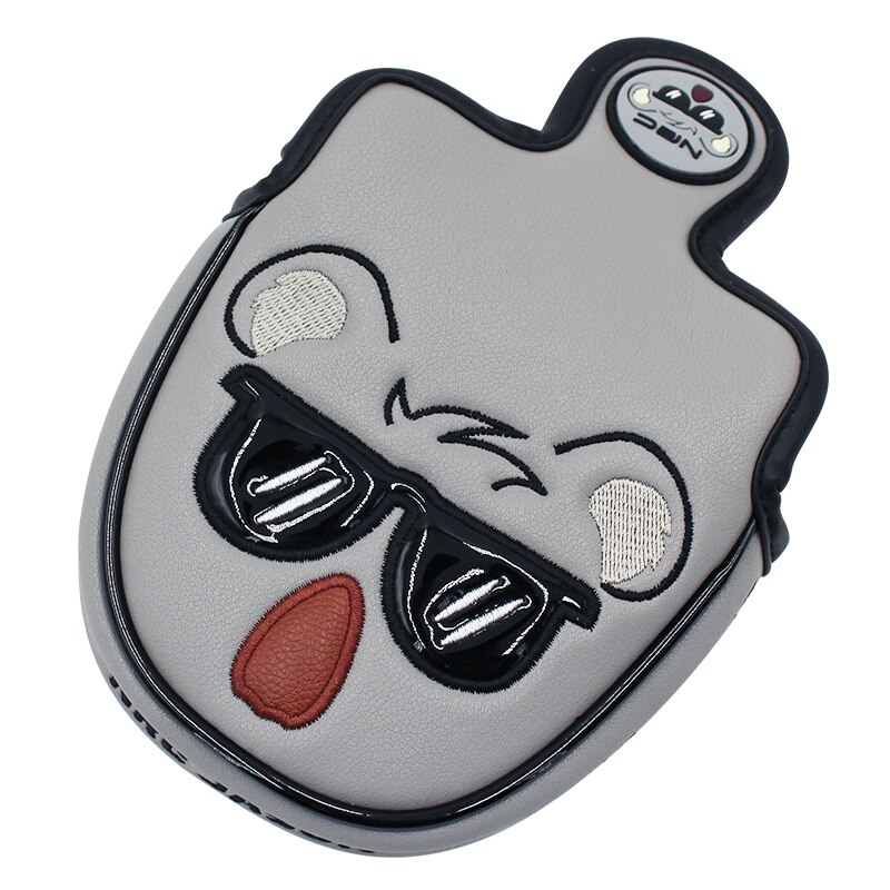 Leuke Koala Putter Cover Magnetische Sluiting Voor Mallet Blade Putter Synthetisch Leer Golf Headcover