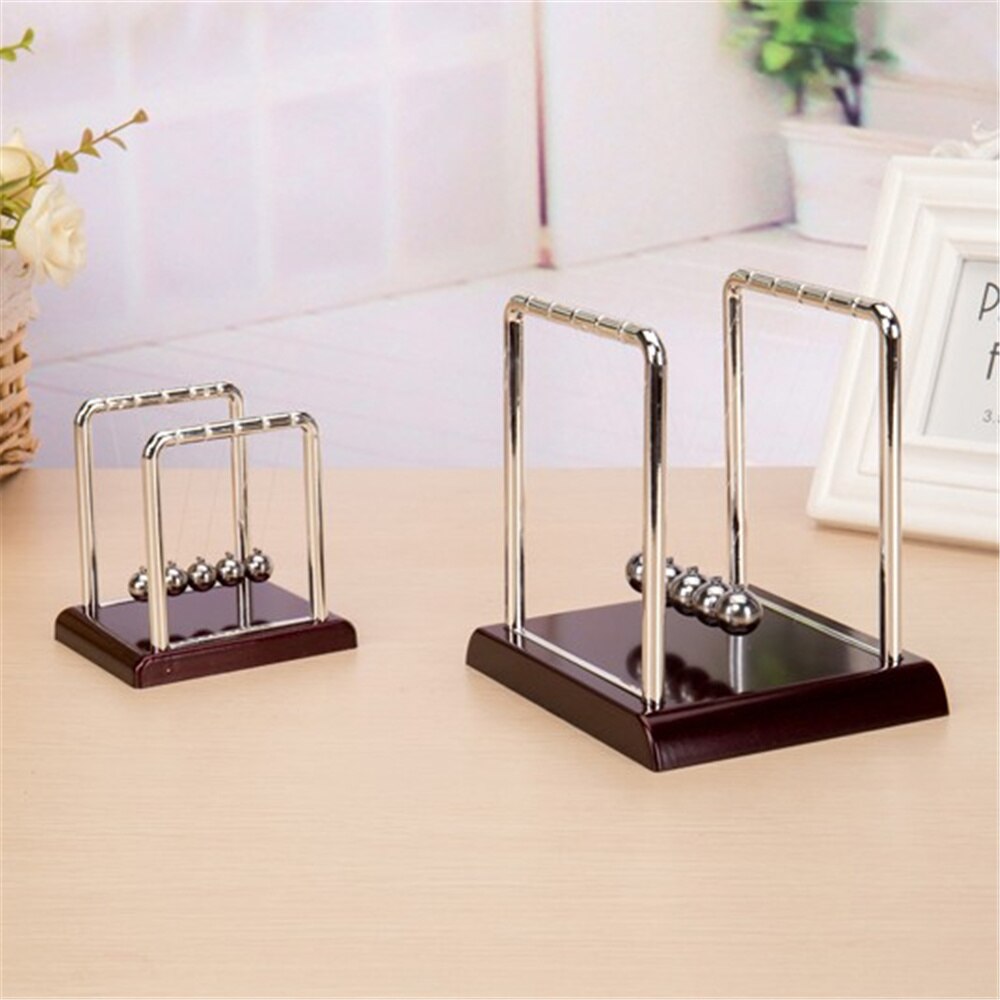 Vierkante haakjes newtons wieg slinger ballen eindeloos entertainment stalen balansbal wetenschap slinger educatief bureau speelgoed