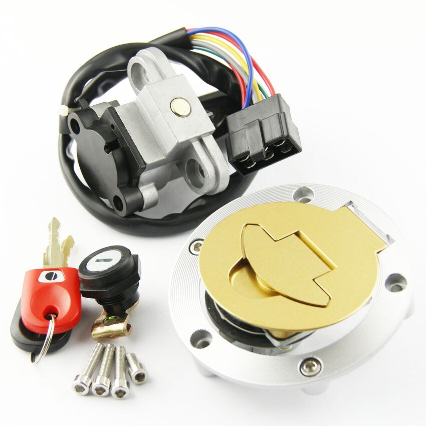 Tapa de tanque de combustible de la cerradura con interruptor de bloqueo de ignición para Ducati M600 M750 monstruo 620 M620 695 S2R 1000, 900