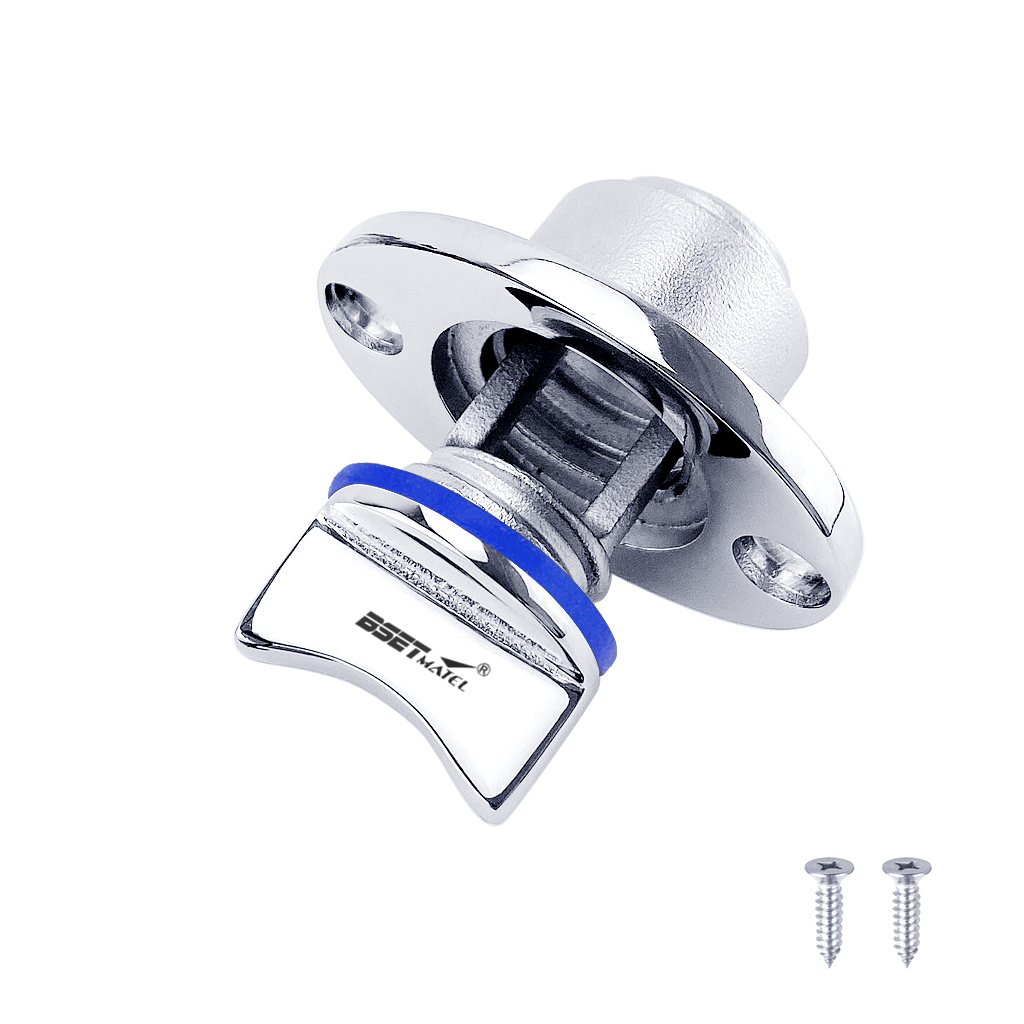 Universell 25mm 1 & #39 ;& #39 ; rustfritt stål 316 båt girbord akterspeil skrog dreneringsplugg stikkontakt propp hull drenering kajakk kano tilbehør: Blå pakning