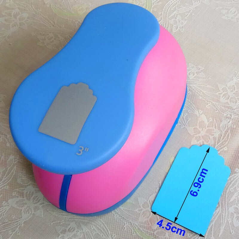 7cm Circle Round Flower Leaf Paper Craft Hole Punch Tool Card DIY Scrapbook Cutter Kids Scrapbook Manual Punch Embossing Cutter: Tag