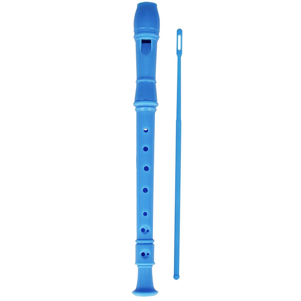 Clarinetto per Bambini - Strumento Musicale ABS - Flauto Dolce per Principianti - 32.5cm - con Bastoncino Pulizia: Blu