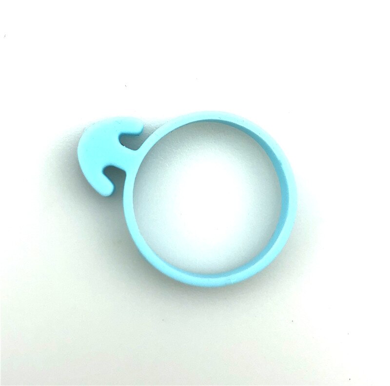 10 geladen siliconen borgring Pastry tassen kabelbinder afdichting ring