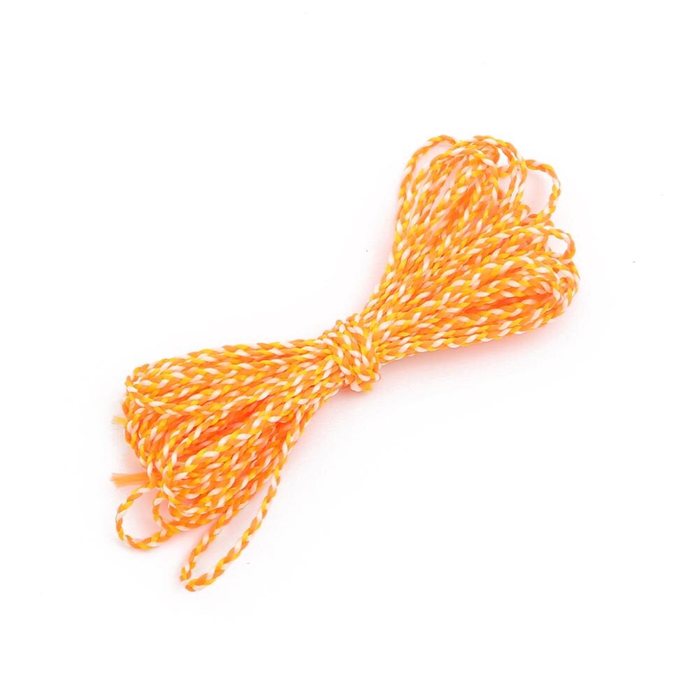 5m leveys 2mm polyesteripuuvilla punottu köysi naru kierretty makrameennyöri askarteluun kodintekstiilit hääkoristelutarvikkeet: Tyyli 09