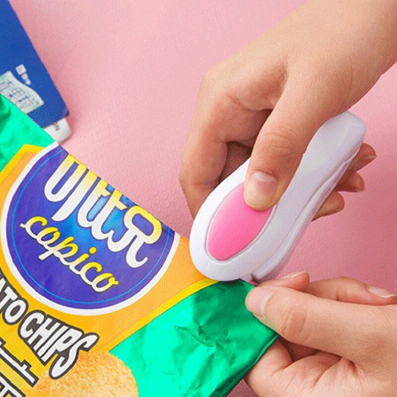 Draagbare mini warmtesealer impulssealer seal verpakking plastic zak impulssealer seal verpakking plastic zak werkgereedschap