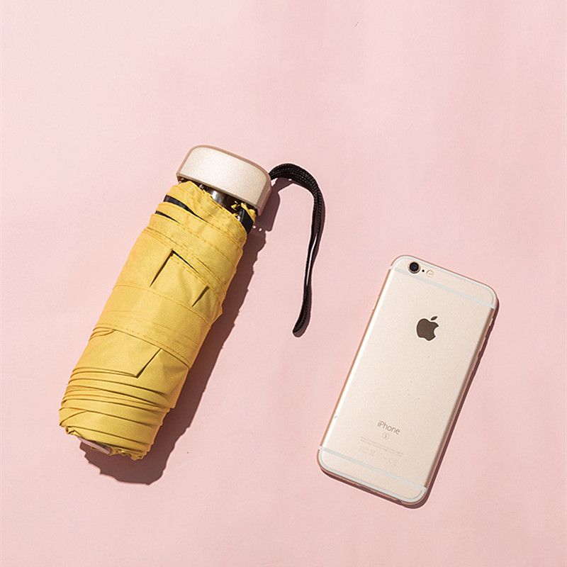 mini ombrello da viaggio pieghevole antivento protezione solare e pioggia per esterni ombrelli tascabili portatili compatti per donna uomo bambini