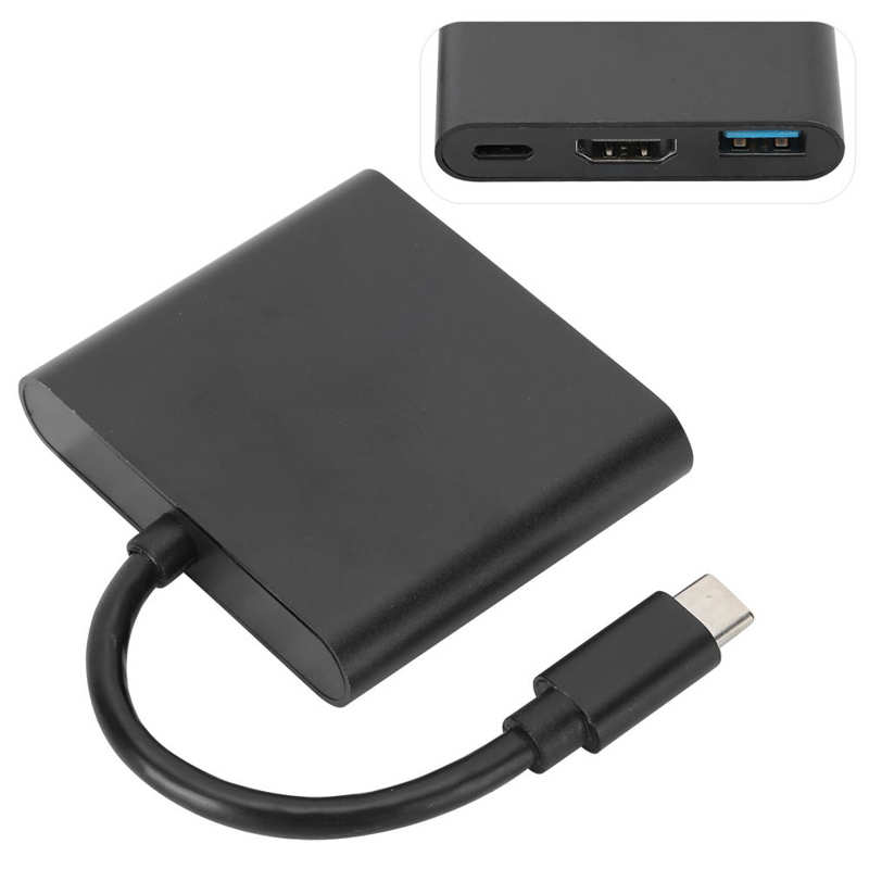USB 3‑in‑1 Adapter Docking Stations 3 in 1 Hub Type‑C to USB Converter Adapter Drive Free Plug and Play USB to Converter