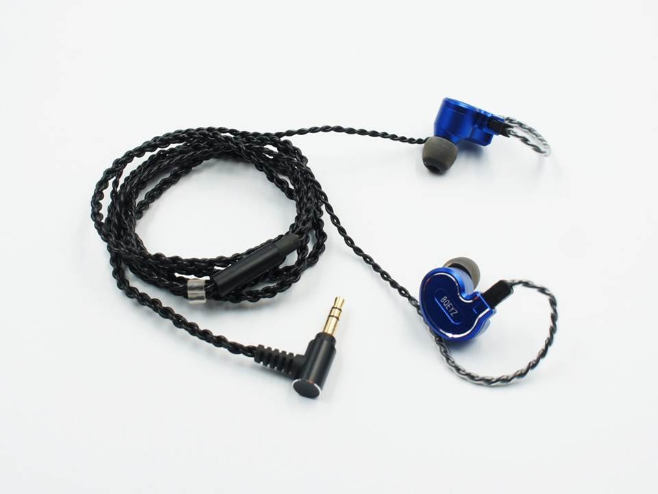 BQEYZ KB100 1 Armature équilibrée + 2 pilote dynamique hybride 2pin 0.78mm détachable métal HiFI In-ear écouteur