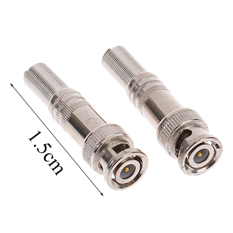 10Pcs BNC Female Connector to Female BNC Male to Male RCA Female BNC Female to RCA Male Adapter Plug for System CCTV Camera