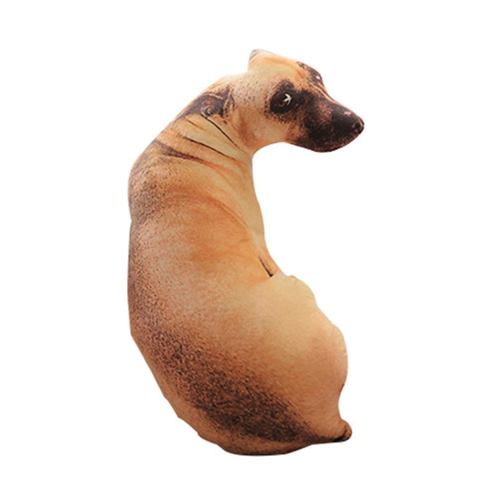 Innovativ 50cm 3d plys legetøj simuleret pude pude til hundeform: Hund