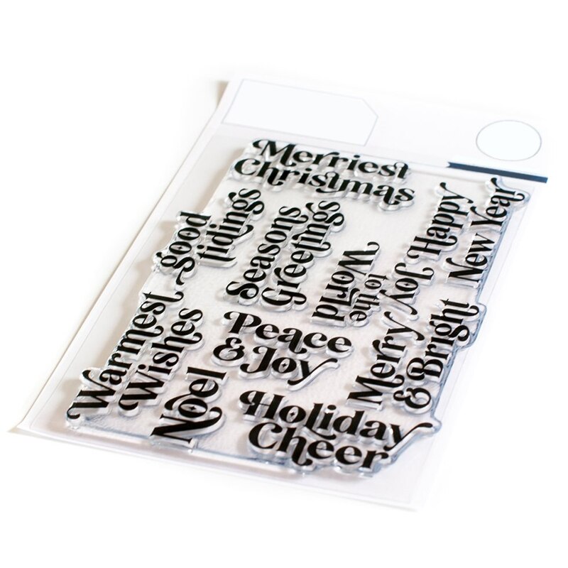 PERFECT SENTIMENTS: Clear Stamp Metal Cutting Dies Plastic and Foil Set For Crafts Making Card Scrapbooking