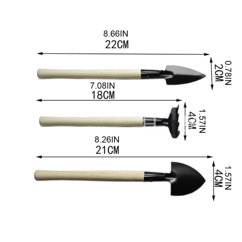 Mini herramientas de mano para jardín, juego de herramientas de jardinería en miniatura para suculenta, accesorios para el hogar, 13 Uds.