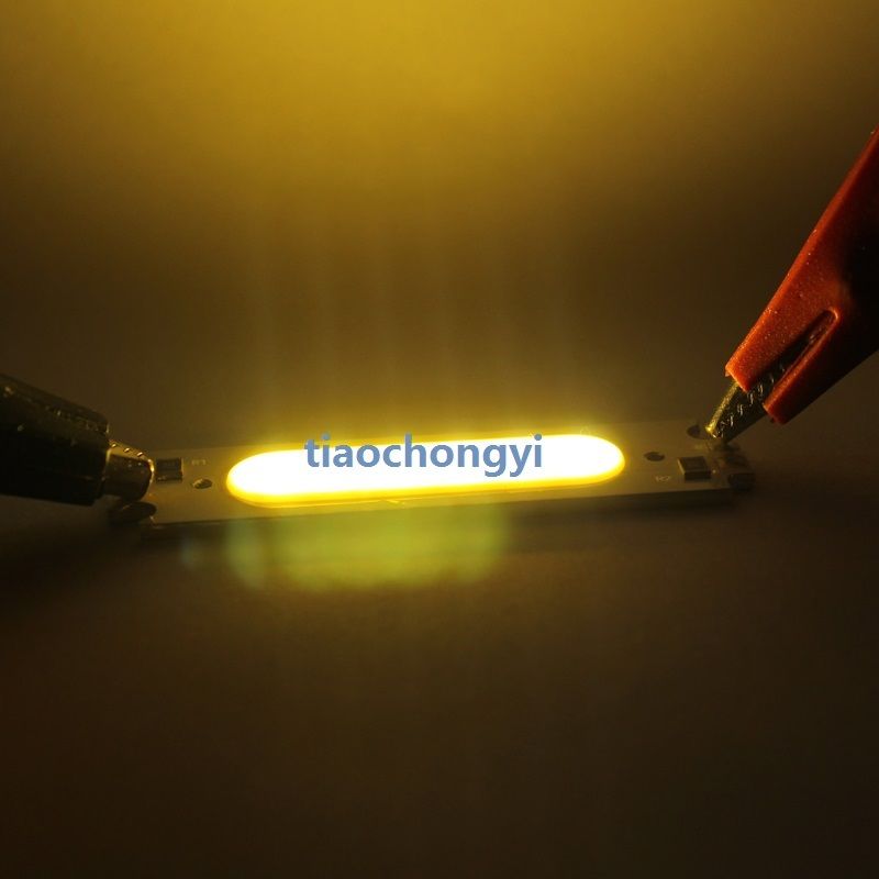 10 stk 2w 12v hvid rød grøn blå cob high power led stripe led lysdiode
