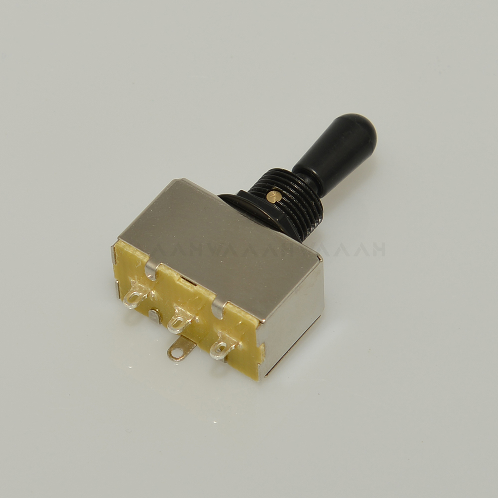 Guitar Toggle Switch 3 Way Switch Box Style with Tip Cap Black Gold Nickel for Electric Guitar: WHITE