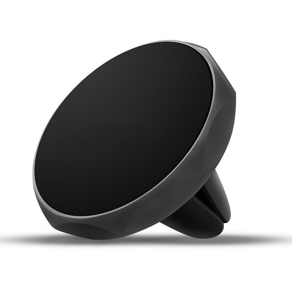 Auto Halter Mini Air Vent Halterung Magneet Magnetische Handy Mobiele Halter Universal Voor Alle Mobiele Telefoons Voor Tablet Voor Ipad: Black
