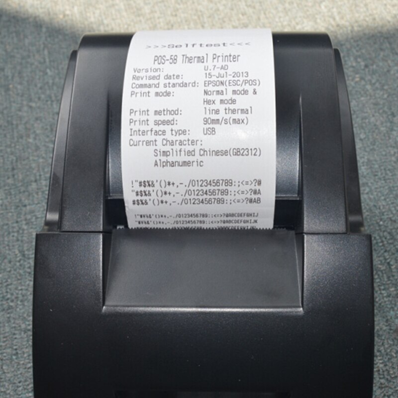 Thermal Printer USB Printing 58mm Receipt Printing... – Grandado