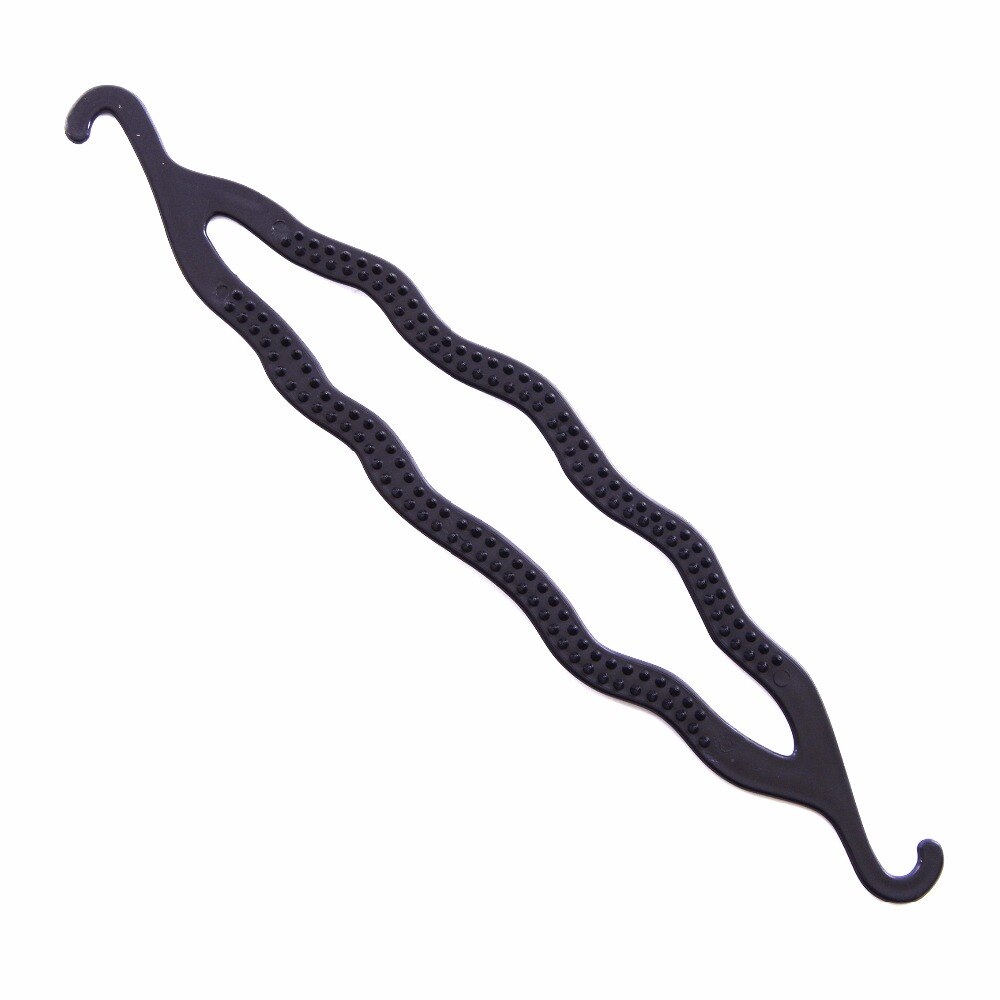 4 stk / sæt magisk hår fletning twist curler styling sæt hårnål holder hår fletninger trække hår nål hestehale diy værktøj