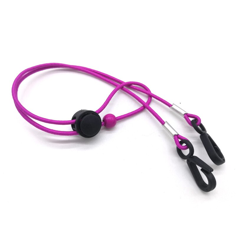 1pcs Adjustable Face Mask Lanyard Convenient Holder Rope Anti-lost Portable Mask Hanging Neck Rop Ropes Neck Strap Chain: purple