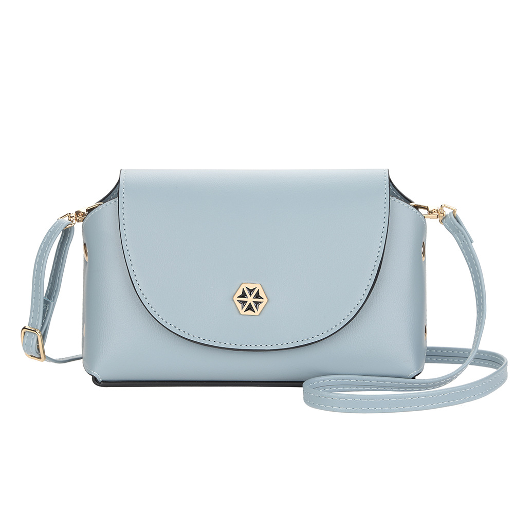 2022 borsa da donna piccola borsa da donna Mini borsa da donna tasca per telefono di alta qualità borse da donna gialle borse piccole di moda per ragazza: Light Blue