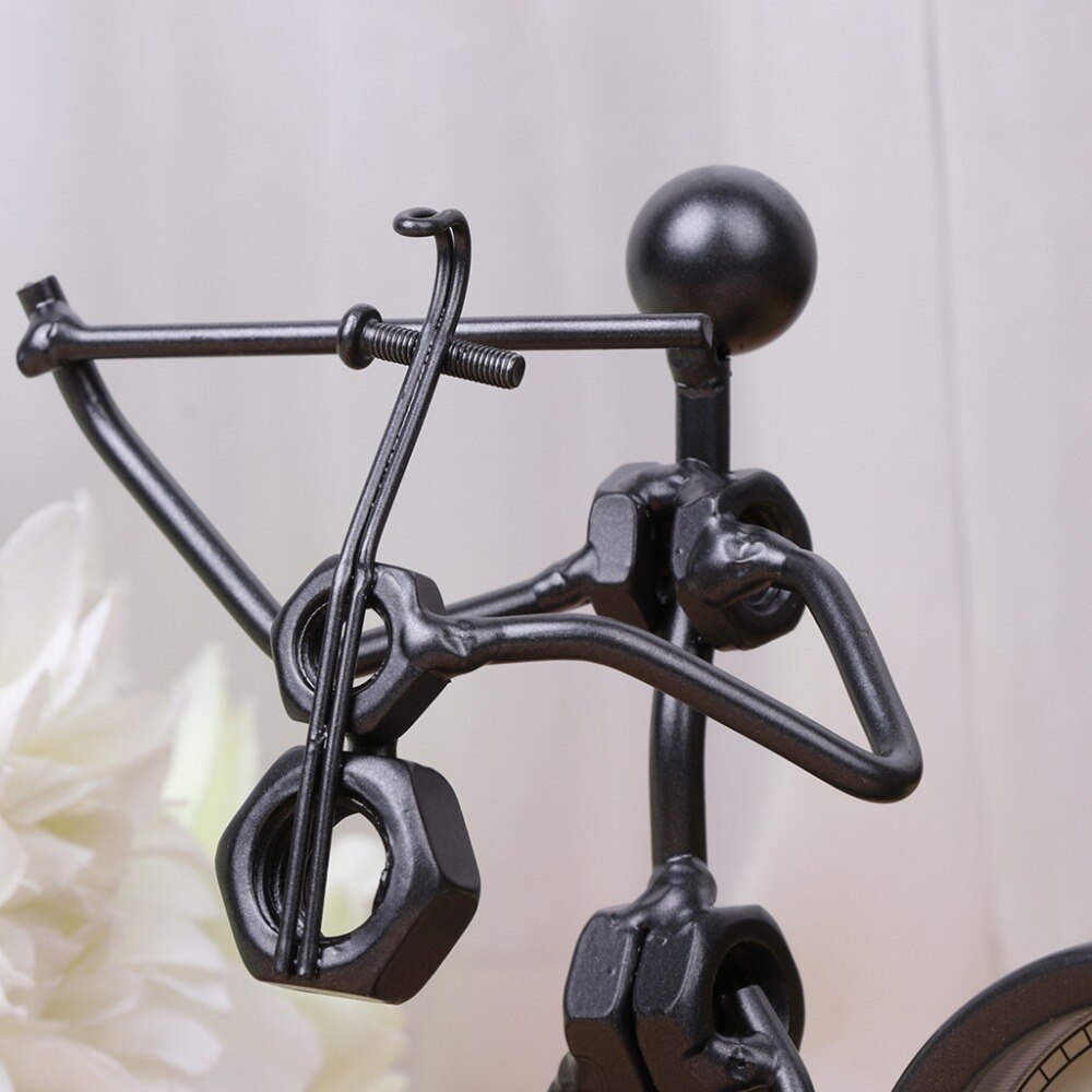 Iron Table Desk Alarm Clock With Musical Instrument Gadget Decoration Craft