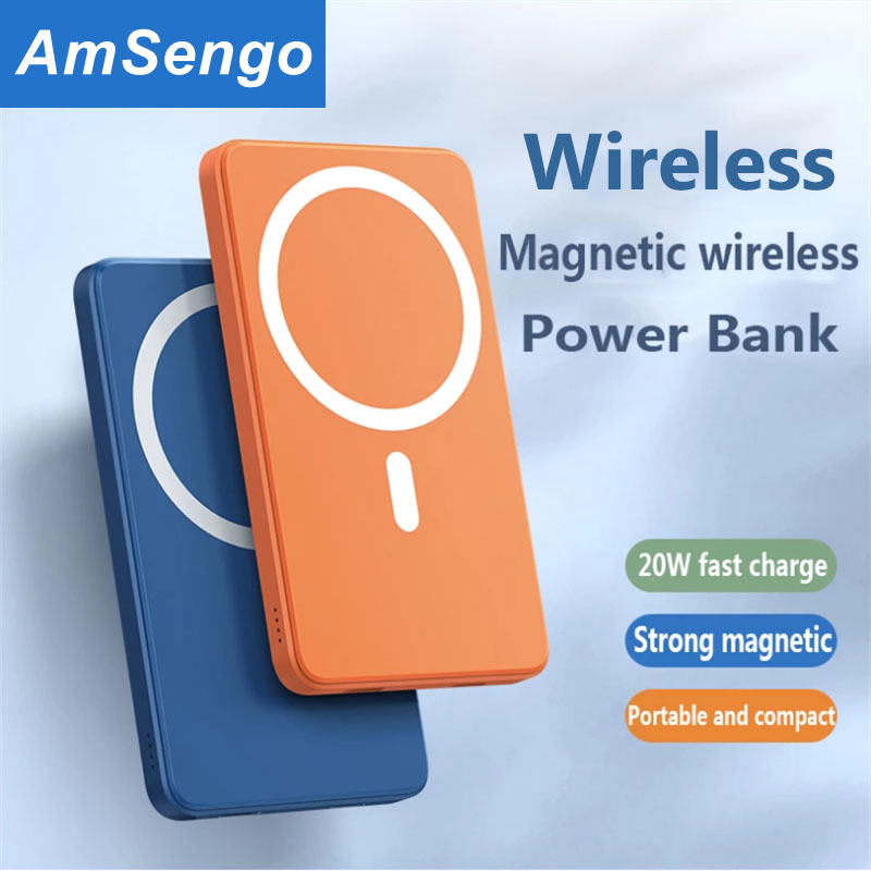 10000mAh Magnet For iPhone 12 12pro max 12mini Battery Pack Magnetic 15W Fast Wireless Power Bank Chargers External Battery