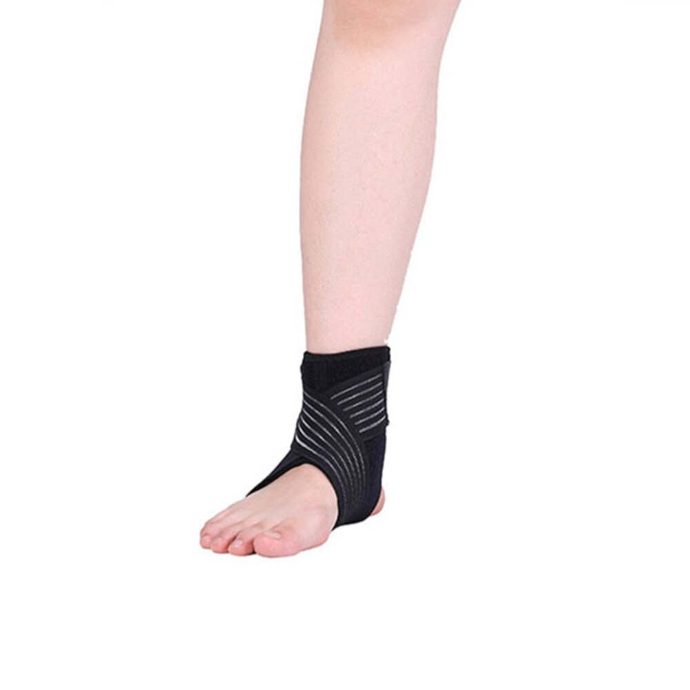 1 pc Sport-knöchelbandagen, verstellbare, dehnbare knöchelbandage für Sport, Basketball, knöchelverstauchung (Linker fuß)
