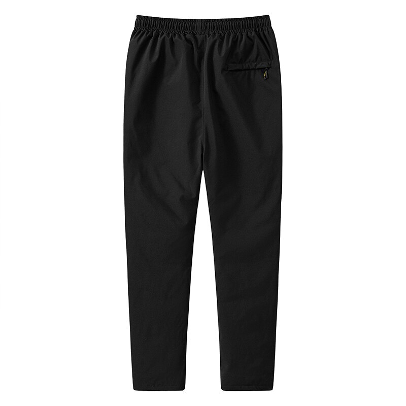 Pantalones acolchados impermeables para hombre, pantalones impermeables térmicos gruesos para deportes al aire libre, de algodón, para invierno, esquí, senderismo