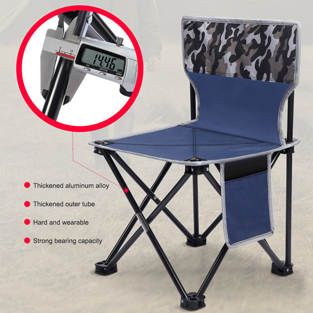 Tragbare Camping Angeln Stuhl Freizeit Falten Hocker Aluminium Legierung Lager Stühle Picknick BBQ Garten Wandern Hocker