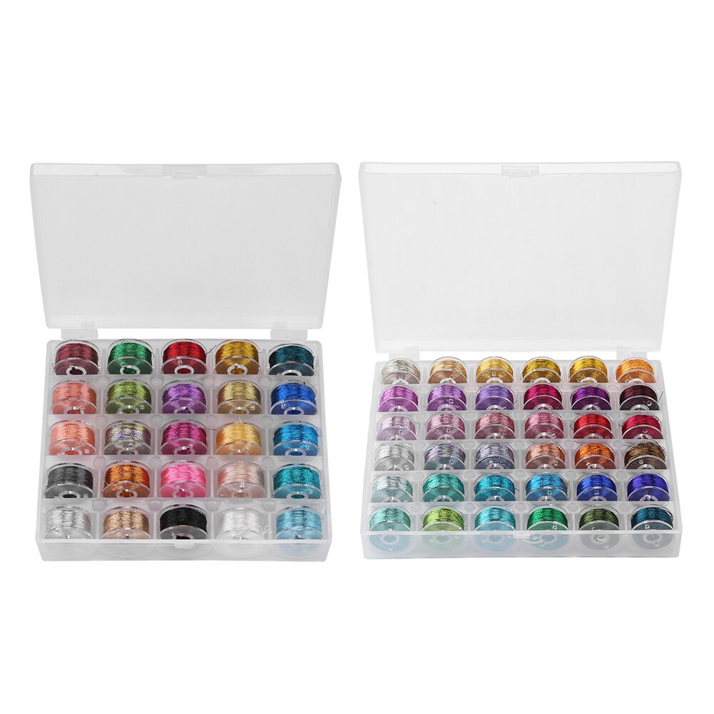 25/36 Colors Polyester Embroidery Thread High Strength Polyester Threads For Brother Babylock Janome Machine Sewing Thread