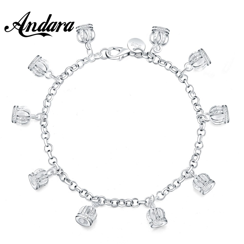 Neue 925 Silber Armbinde Kleine Krone Armbinde Modeschmuck Für Frau Charme Schmuck