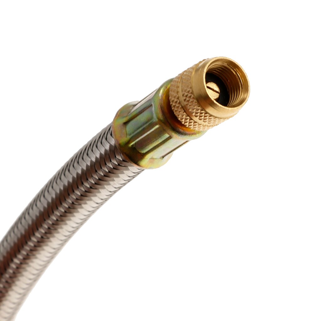 1pc 150mm rostfritt stål flätad flexibel slang bil hjul däck ventil skaft förlängningar slang adapter för bil lastbil