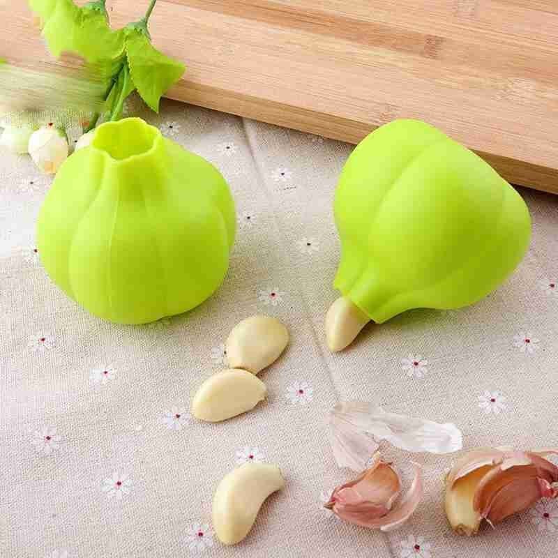 Silikon Knoblauch Schäler Kreative Gummi Lebensmittel Klasse Silikon Peeling Heimat Küche Knoblauch Knoblauch Weiche Werkzeuge Schäler Zubehör F7W4