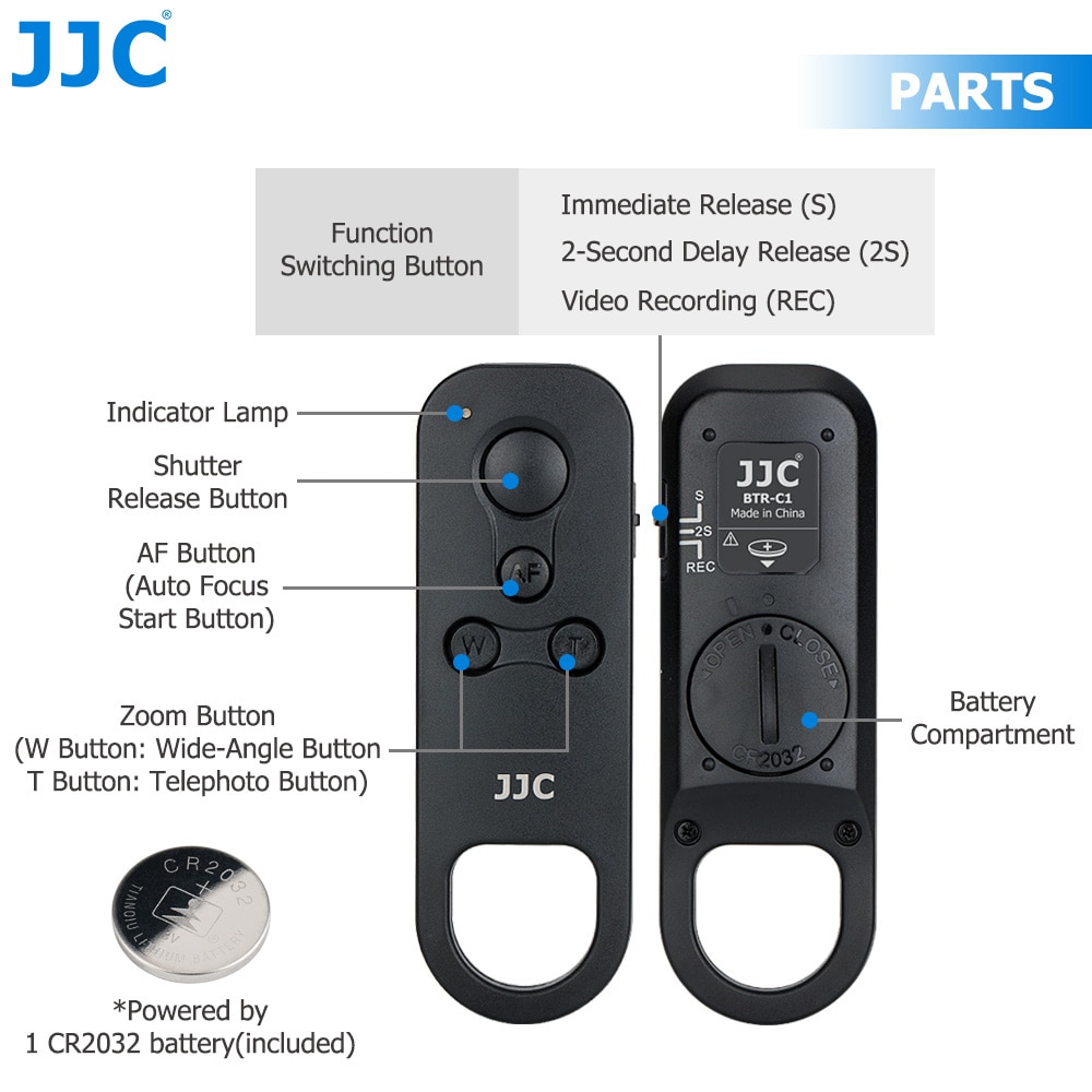 JJC BR-E1 Bluetooth a distanza controllo per canone EOS M50 marchio II R R3 R5 R5C R6 RP 6D 90D 77D 850D 800D 200D II M6 M200 G5 X G7 X