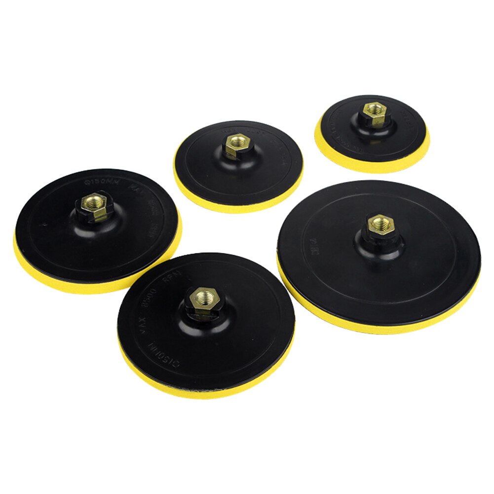 M14 Lustrando Lixa Rebarbadora Polidor de Carro Auto Universal Gancho Loop Backing Pad Conector Acessórios Broca Polidor de Carro